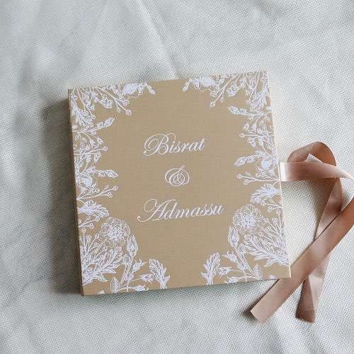 Transparent Acrylic Invitation Card With Hardcover Box Wedding Invitation Card
